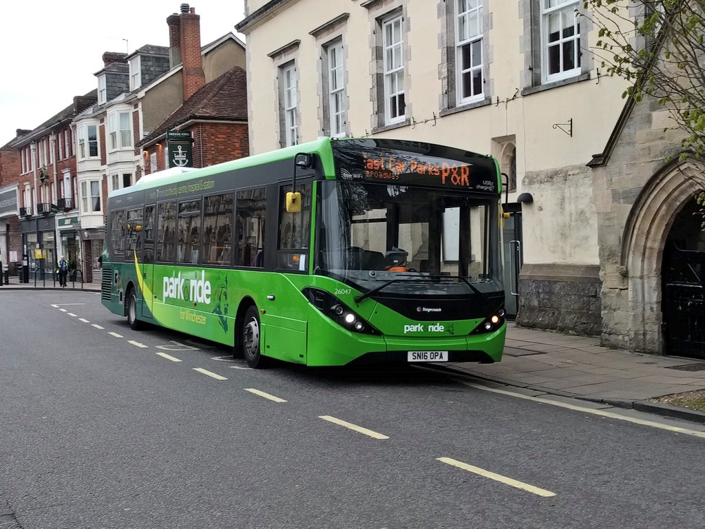 Winchester's brand new Park & Ride branding