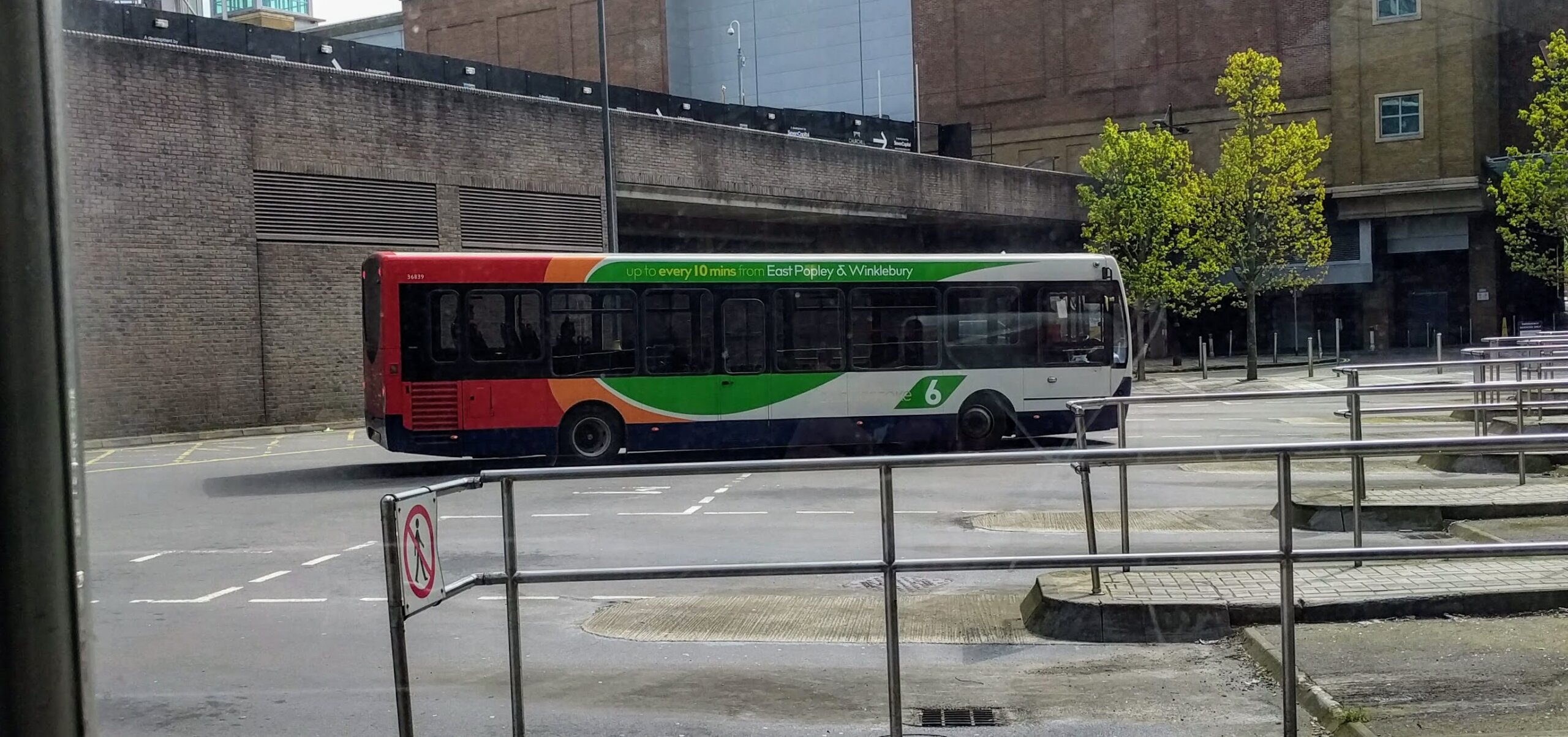 An Enviro 300 branded for Stagecoach's Basingstoke route 6 to Winklebury & East Popley